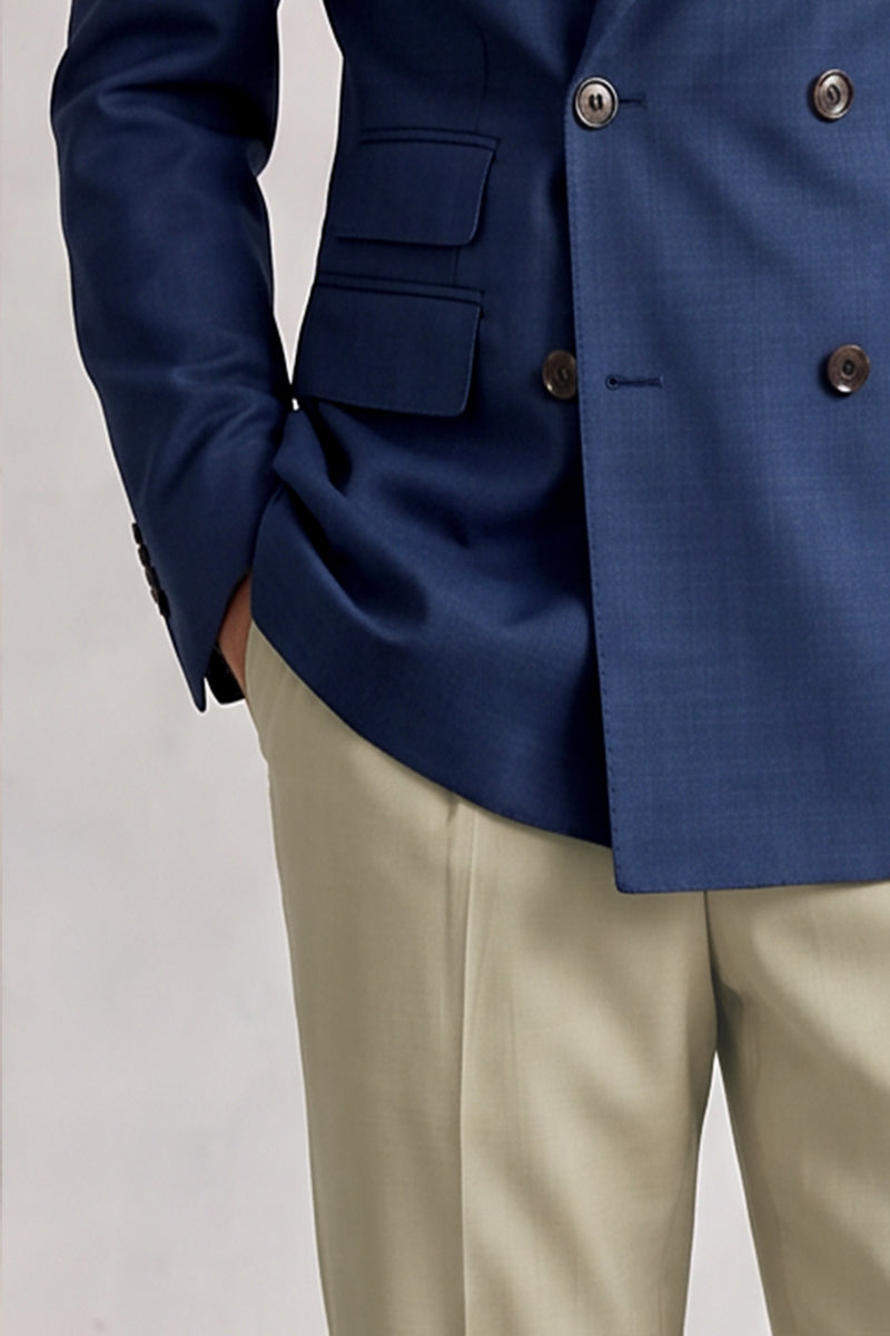 Dark Blue 30% Merino Wool Blazers