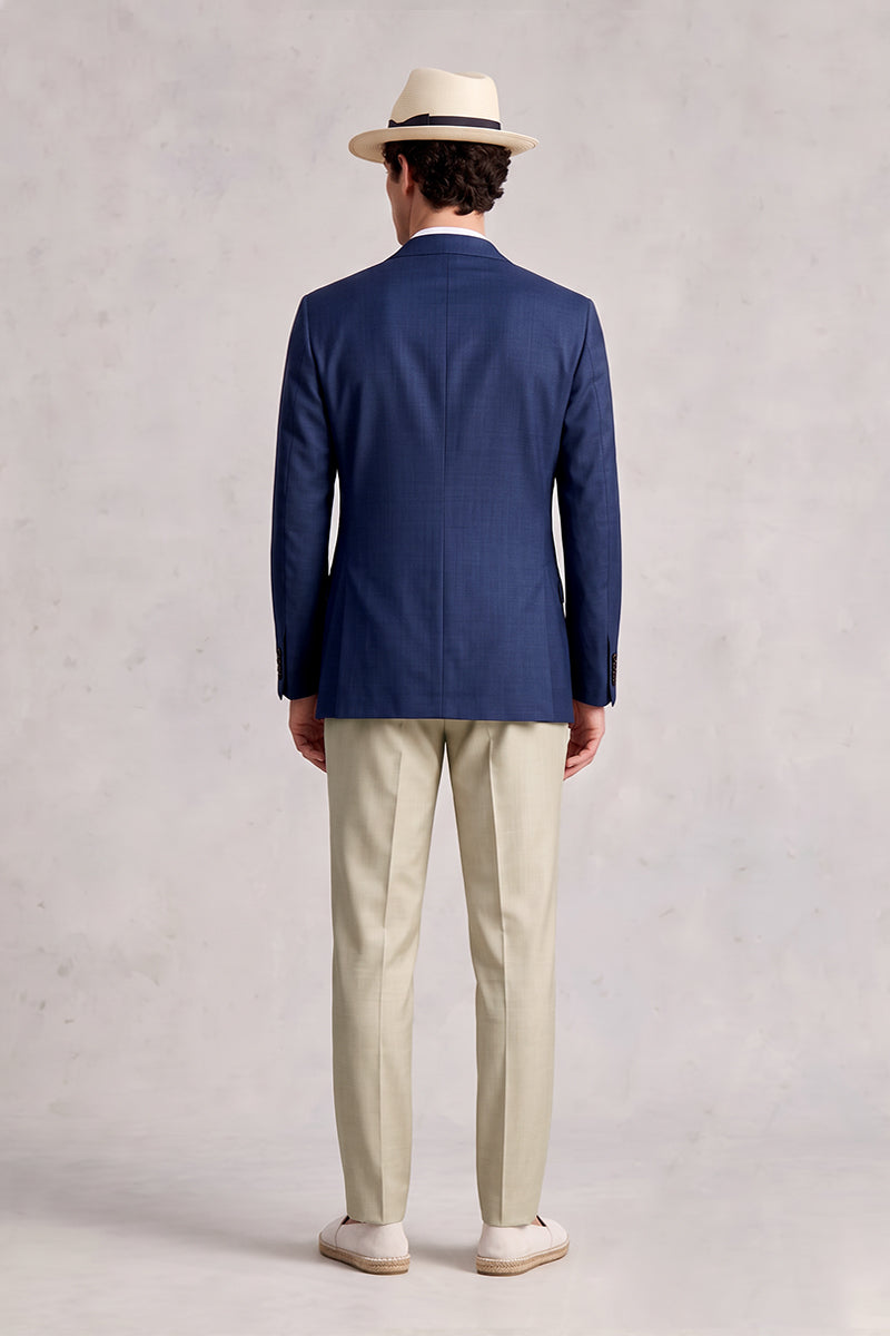 Dark Blue 30% Merino Wool Blazers