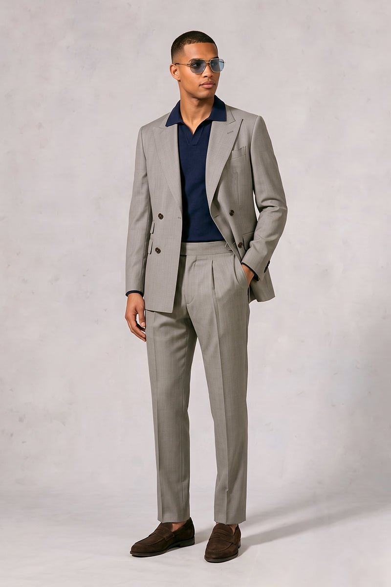 Gray 30% Merino Wool Suits