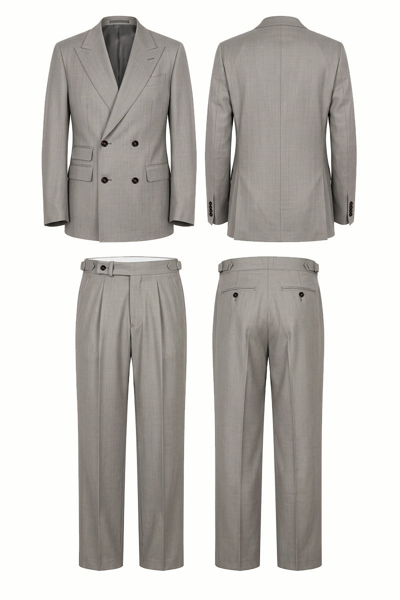Gray 30% Merino Wool Suits