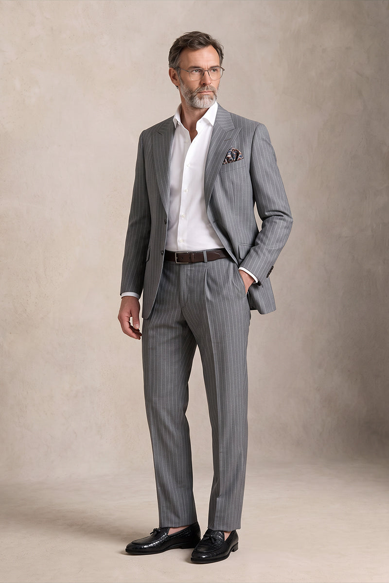 Gray 50% Merino Wool Blazers