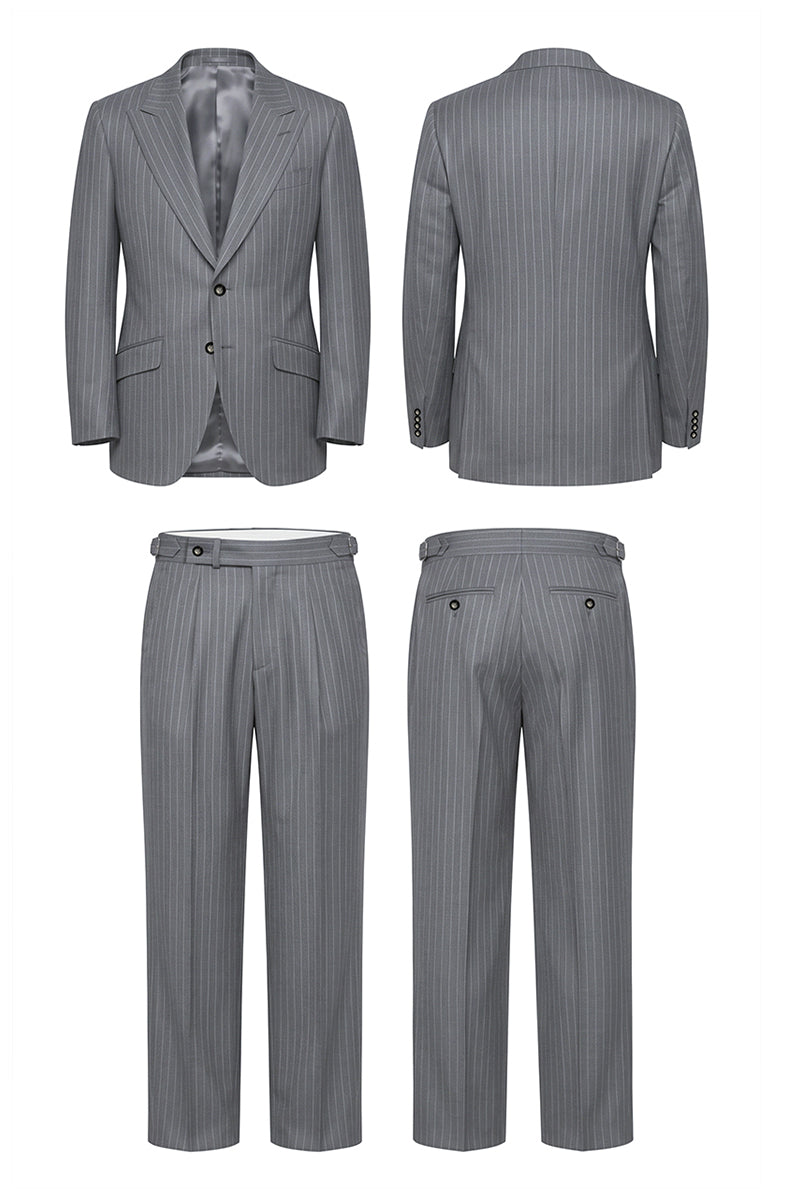 Gray 50% Merino Wool Blazers