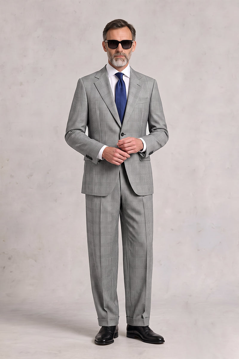 Gray 50% Merino Wool Suits