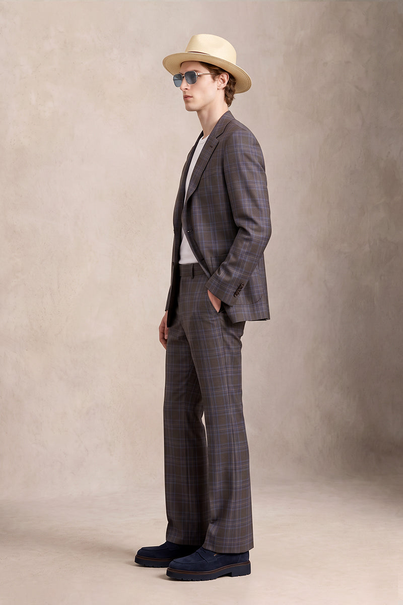 Brown 50% Merino Wool Suits