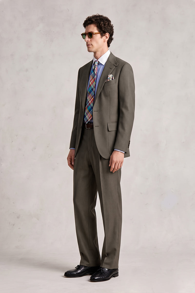 Brown 100% Merino Wool Suits