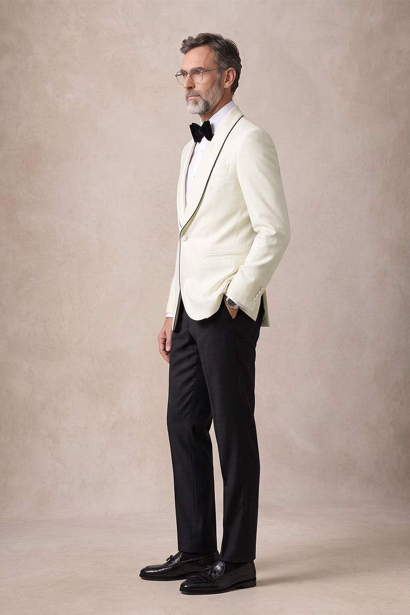 White 50% Merino Wool Suits