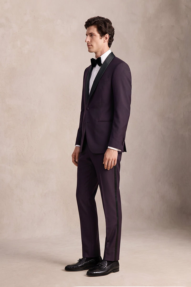Deep Purple 100% Merino Wool Suits