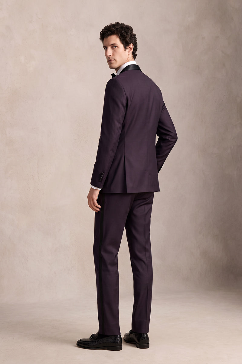 Deep Purple 100% Merino Wool Suits