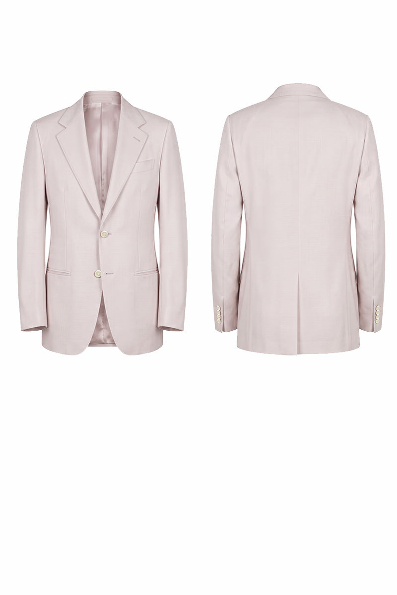 Pink 100% Merino Wool Blazers