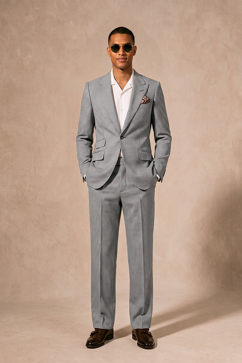 Gray 100% Merino Wool Suits