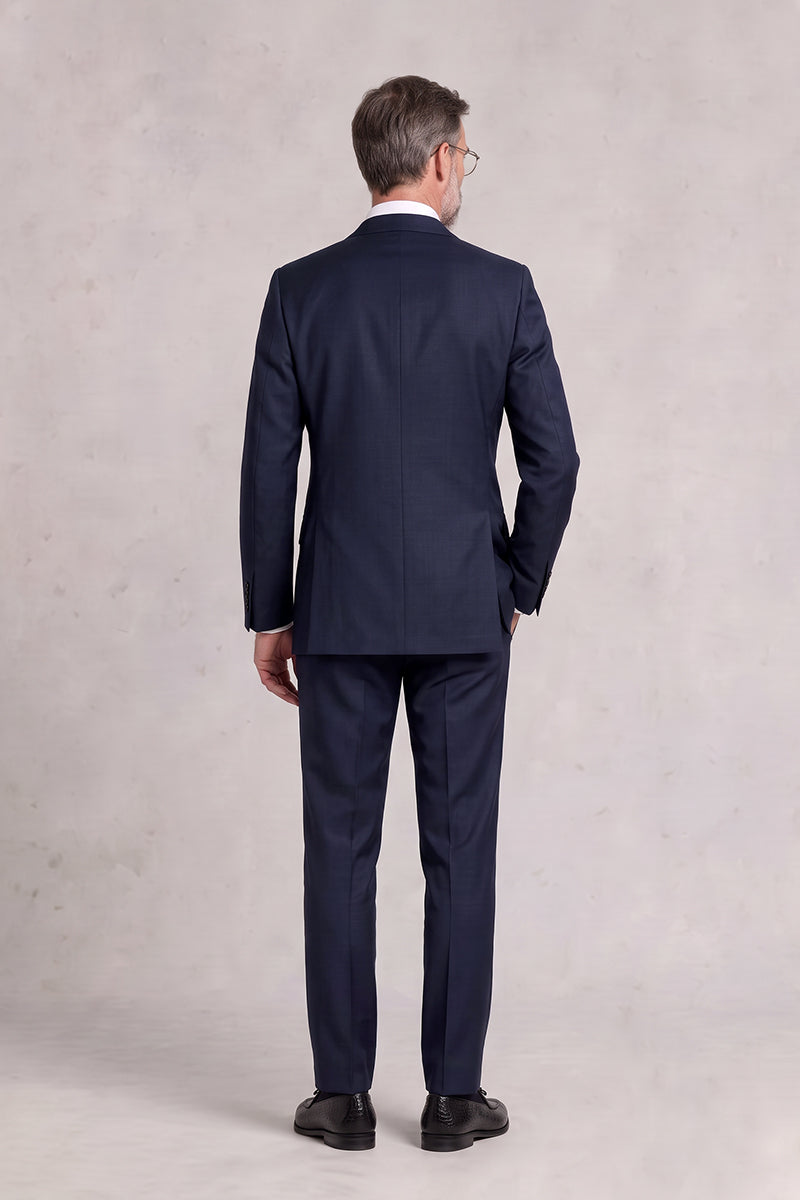 Navy Blue 55% Merino Wool Suits