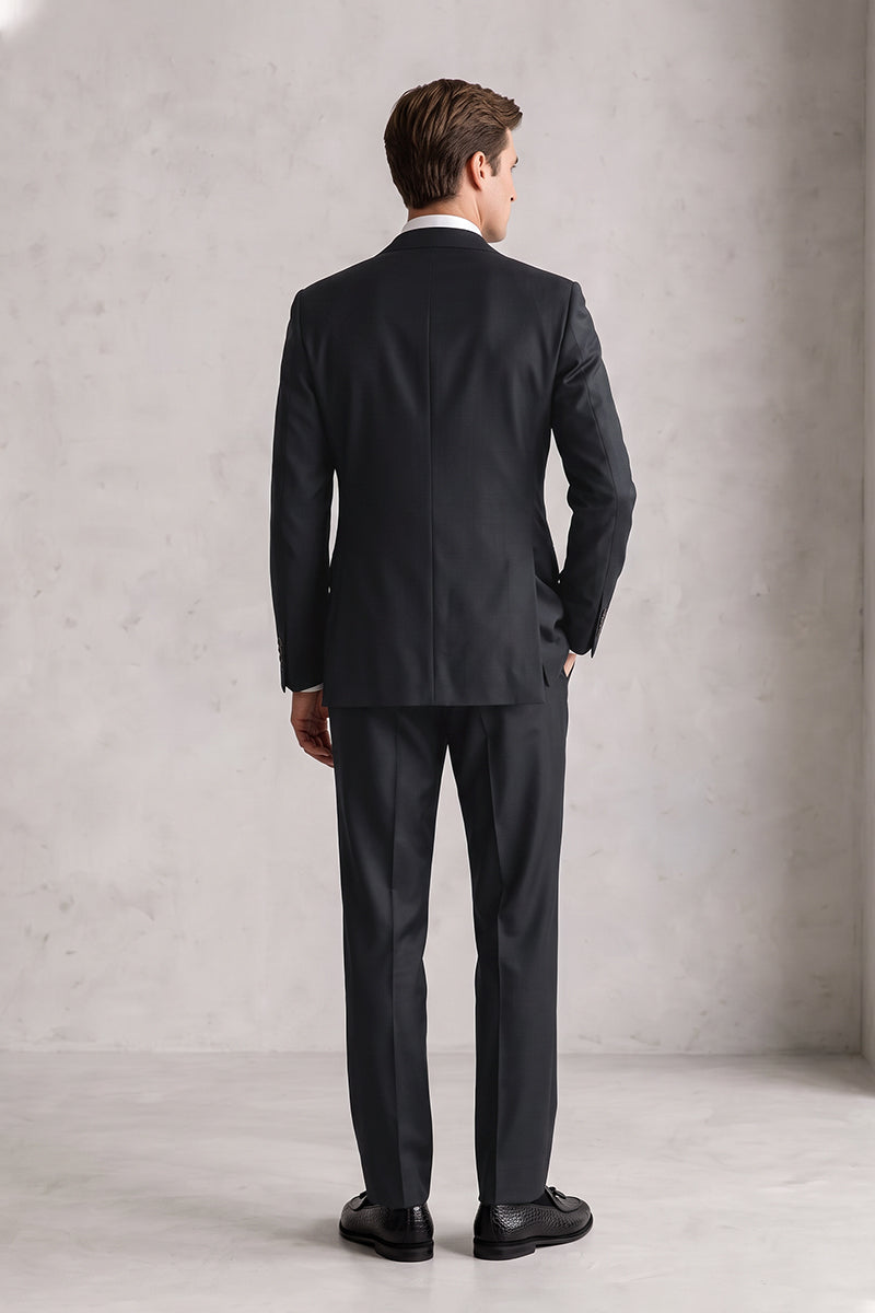 Black 70% Merino Wool Blazers