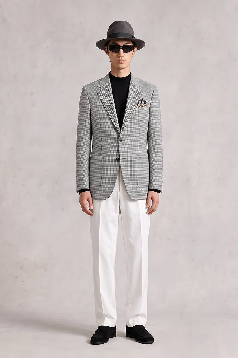 Gray 50% Merino Wool Blazers