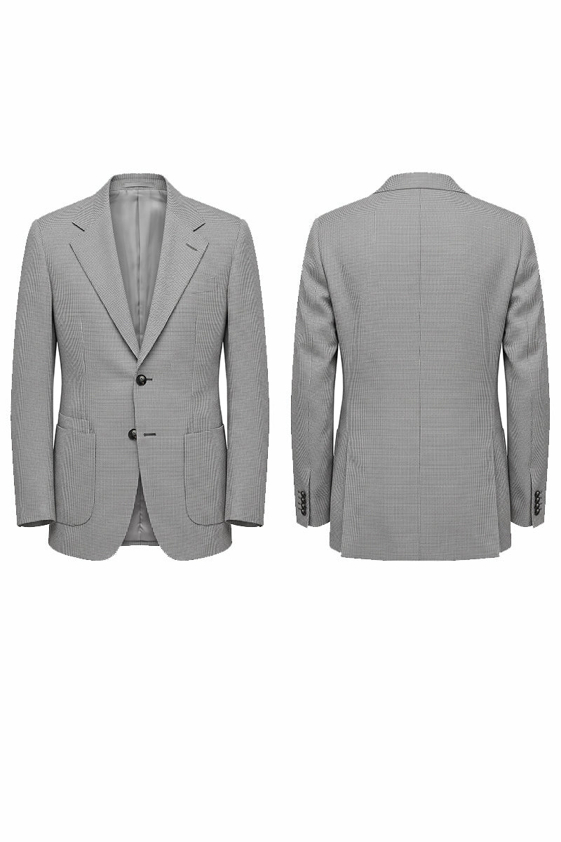 Gray 50% Merino Wool Blazers