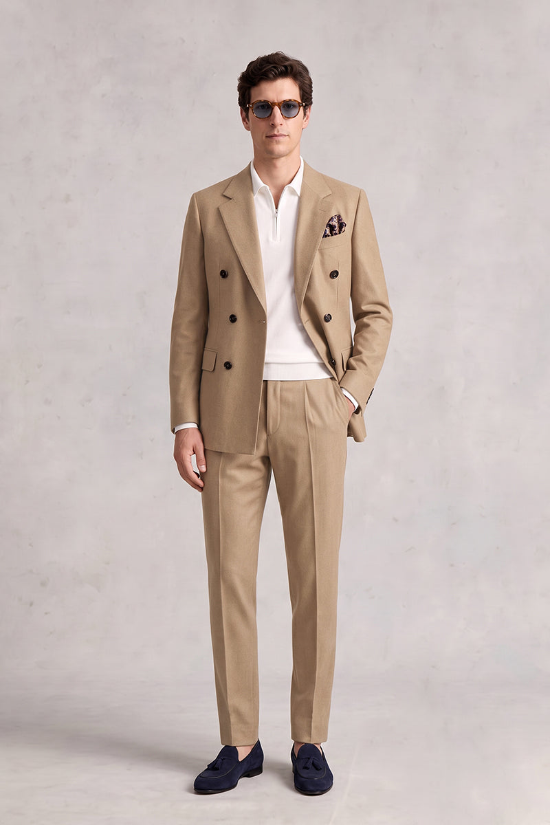 Orange 70% Merino Wool Suits