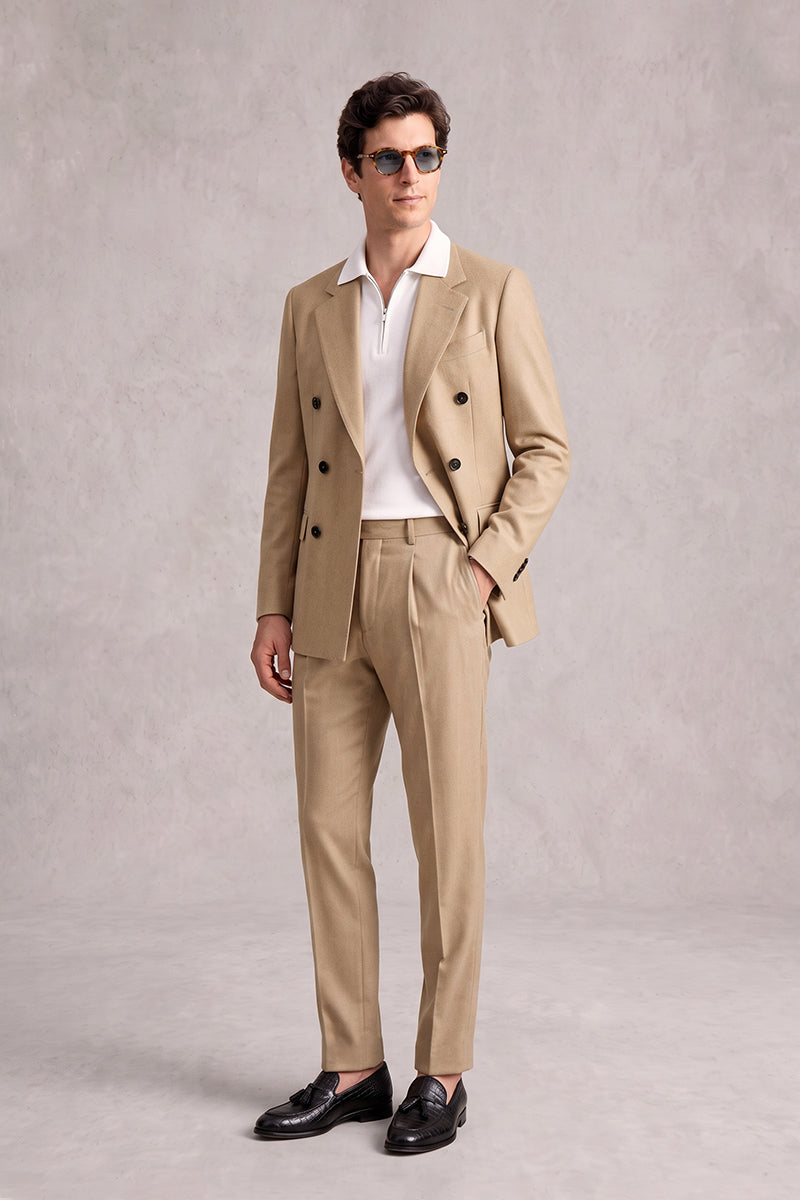 Orange 70% Merino Wool Suits