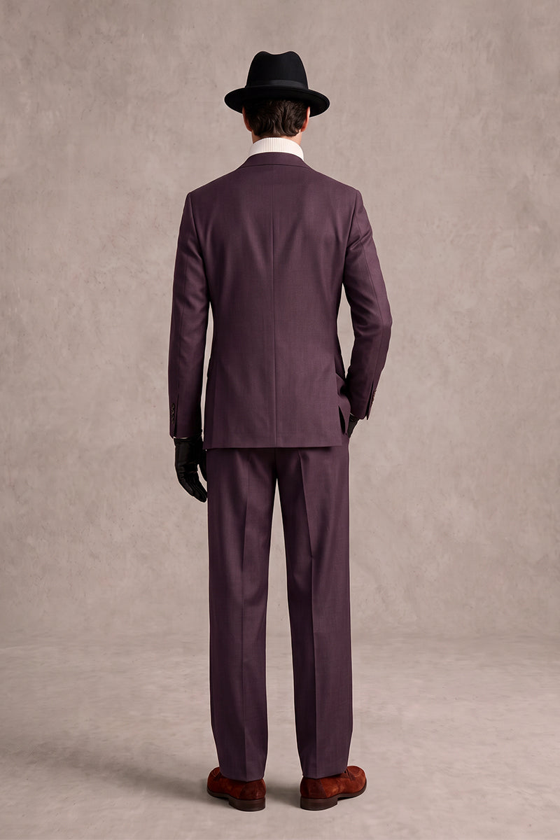 Purple 70% Merino Wool Suits