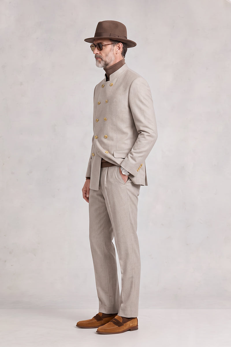 Light Beige 70% Merino Wool Suits