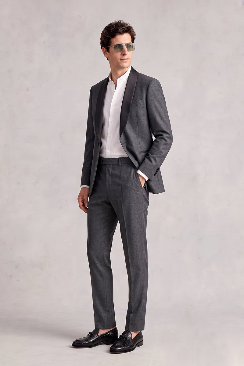 Black 70% Merino Wool Suits