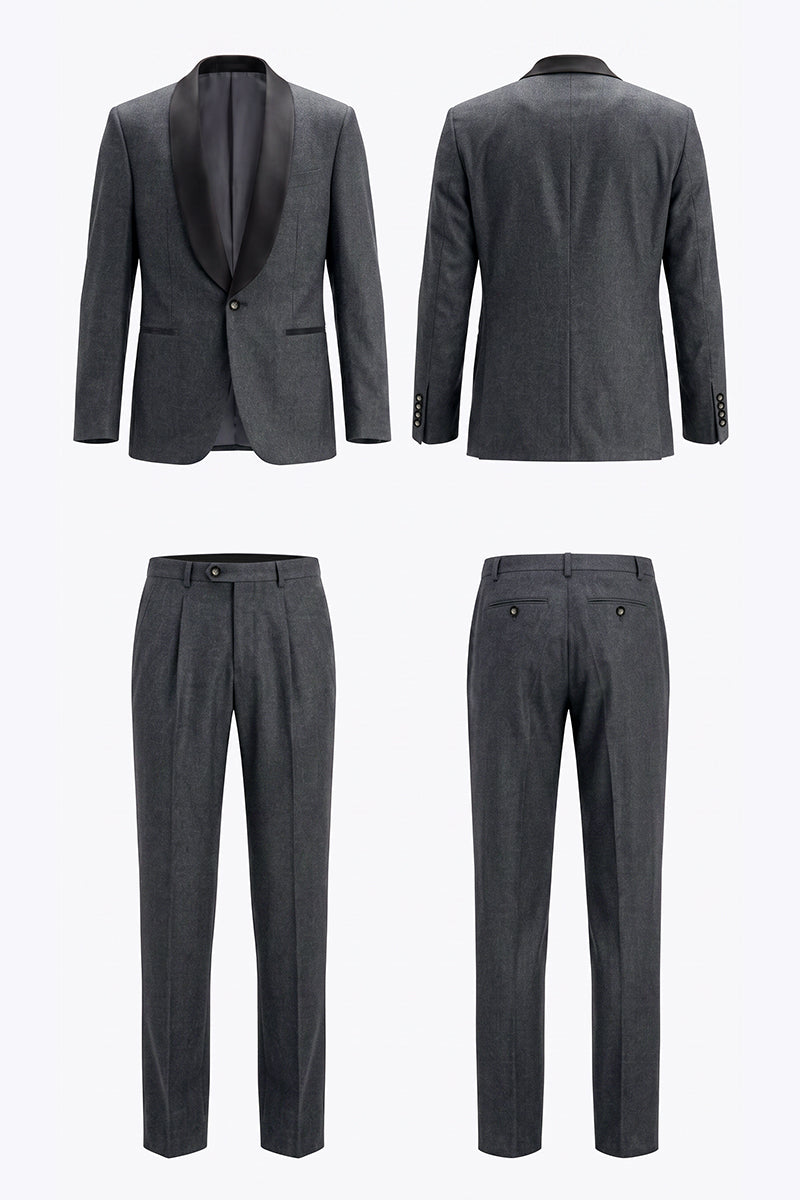 Black 70% Merino Wool Suits