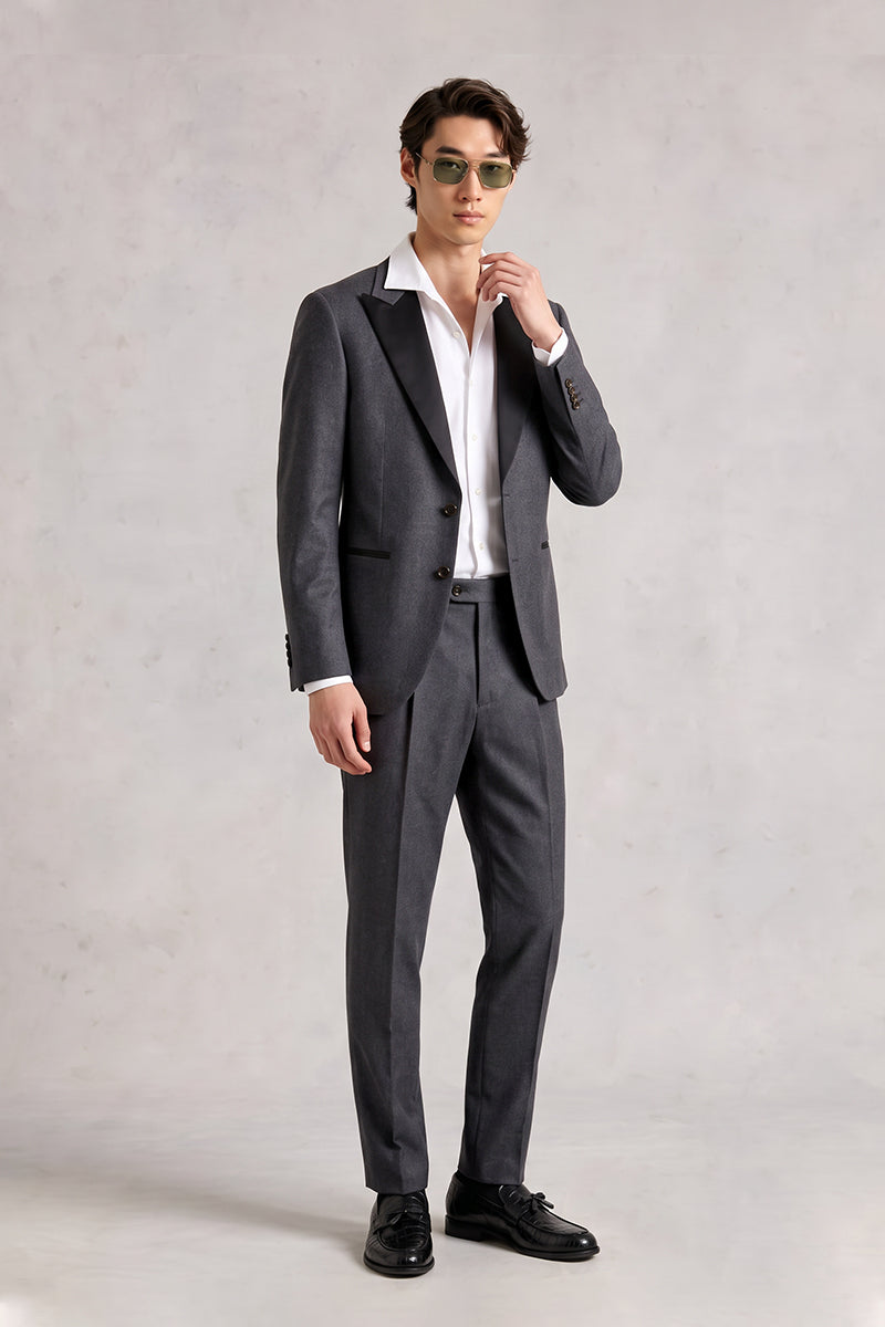 Black 70% Merino Wool Suits