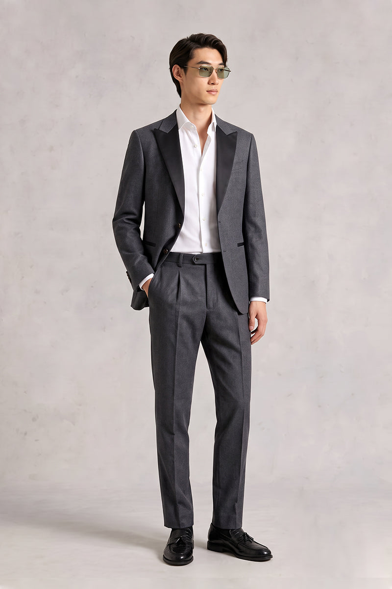 Black 70% Merino Wool Suits