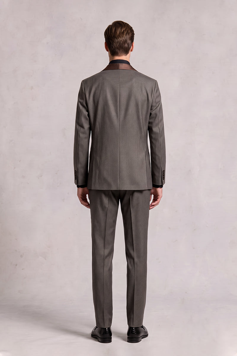 Brown 70% Merino Wool Suits