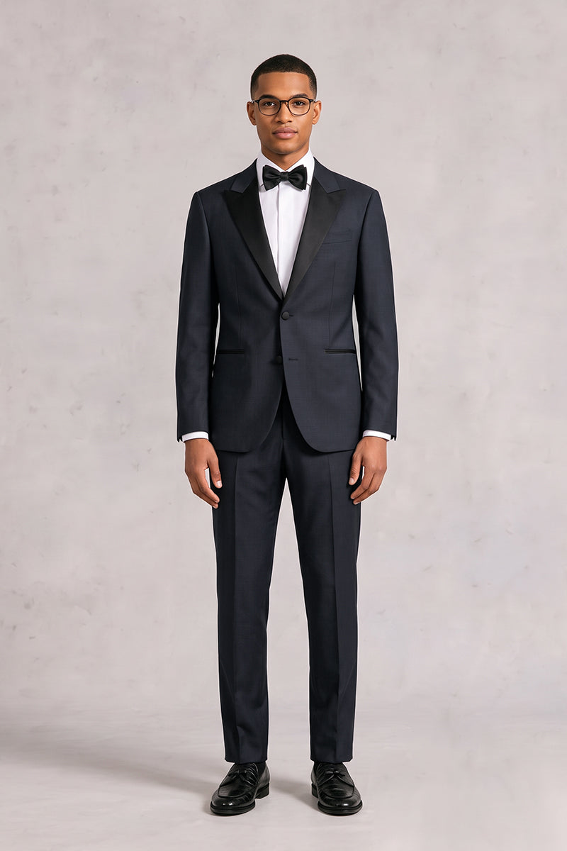 Navy Blue 55% Merino Wool Suits