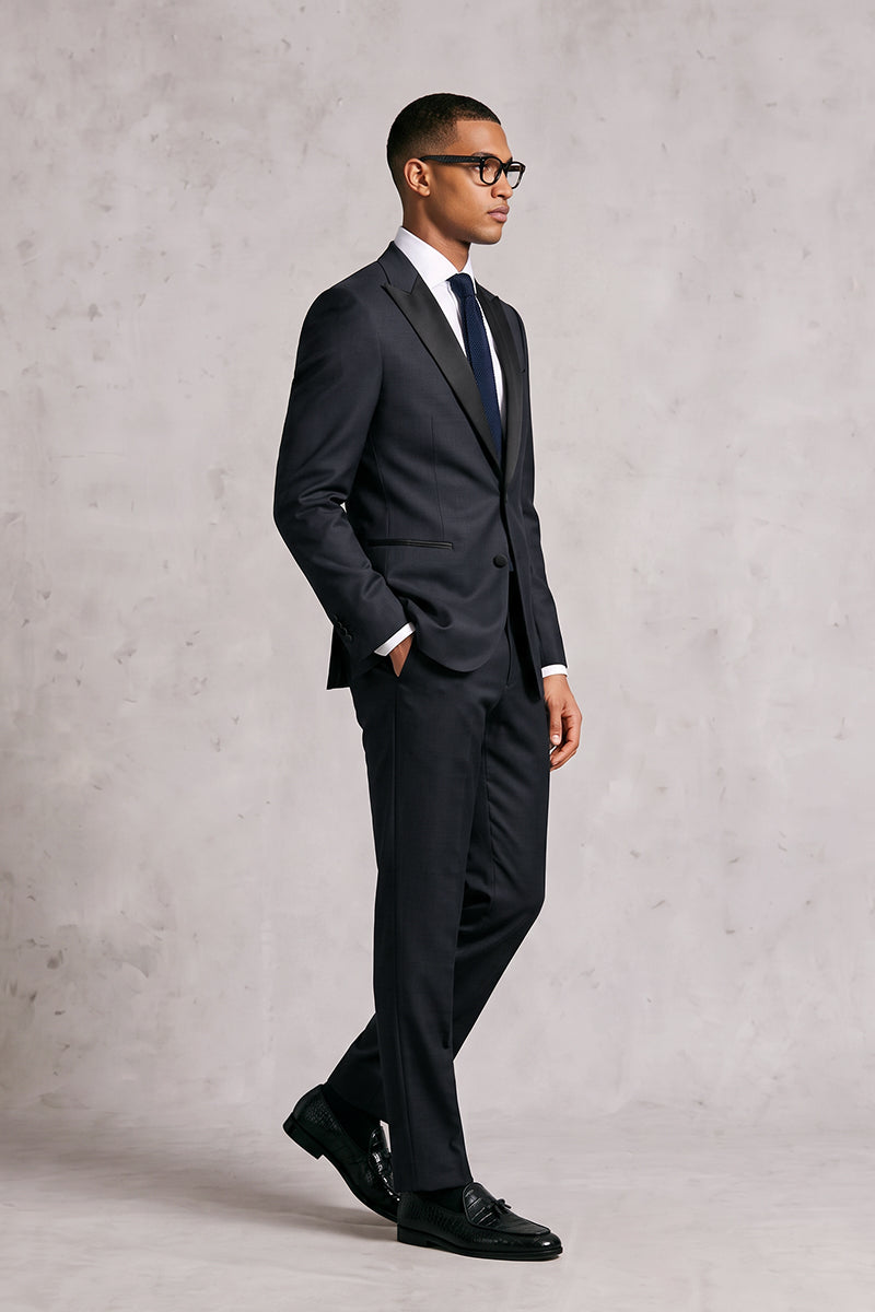 Navy Blue 55% Merino Wool Suits