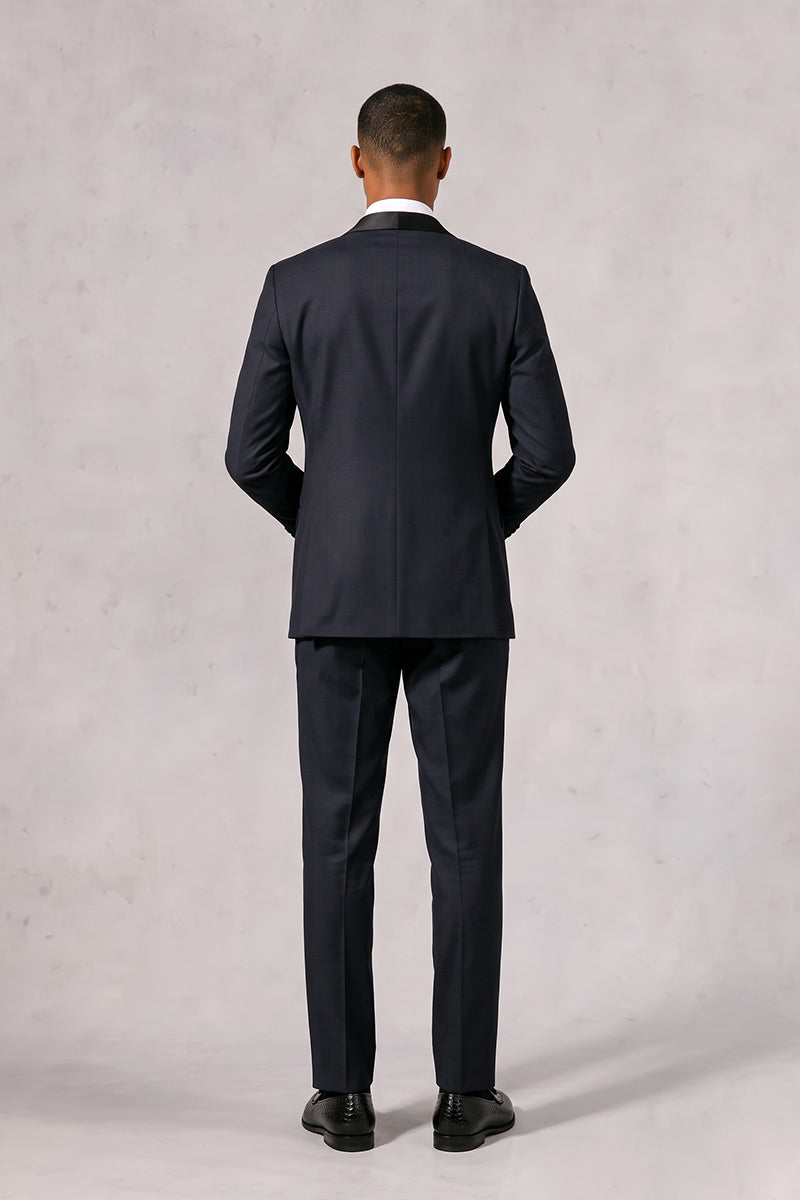 Navy Blue 55% Merino Wool Suits