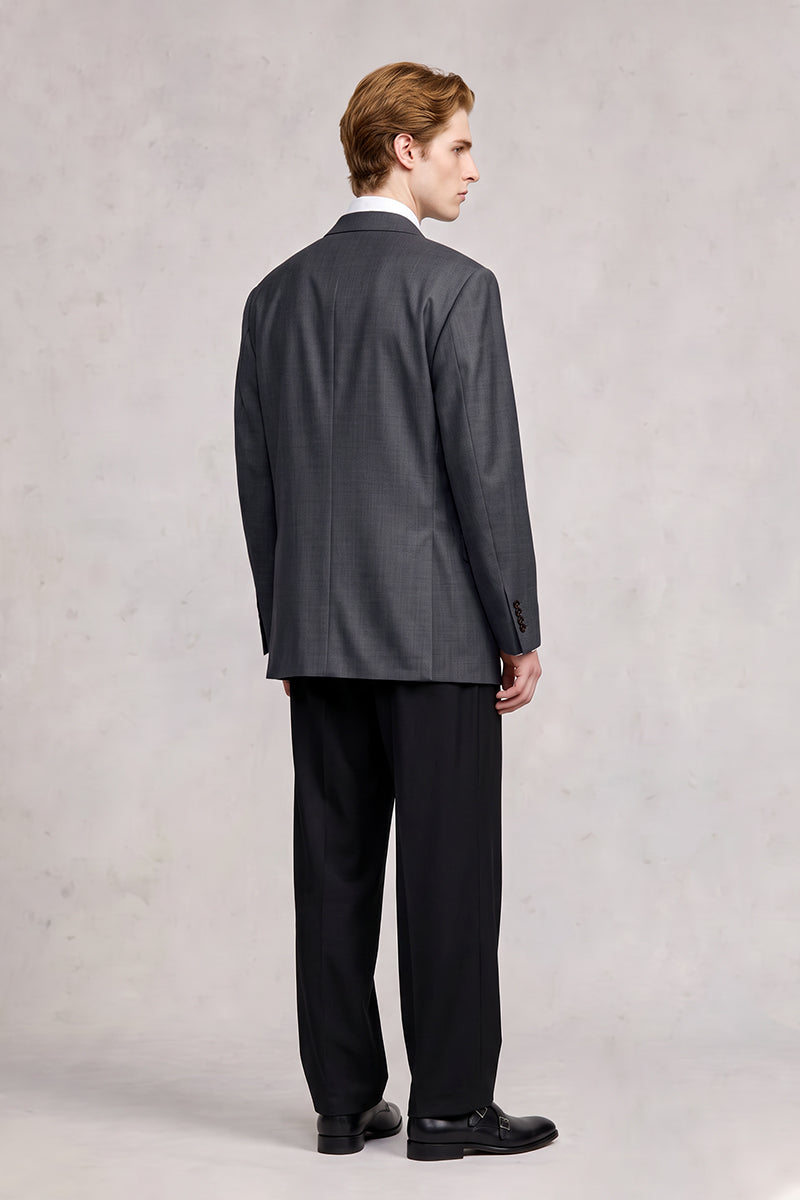 Black 70% Merino Wool Blazers