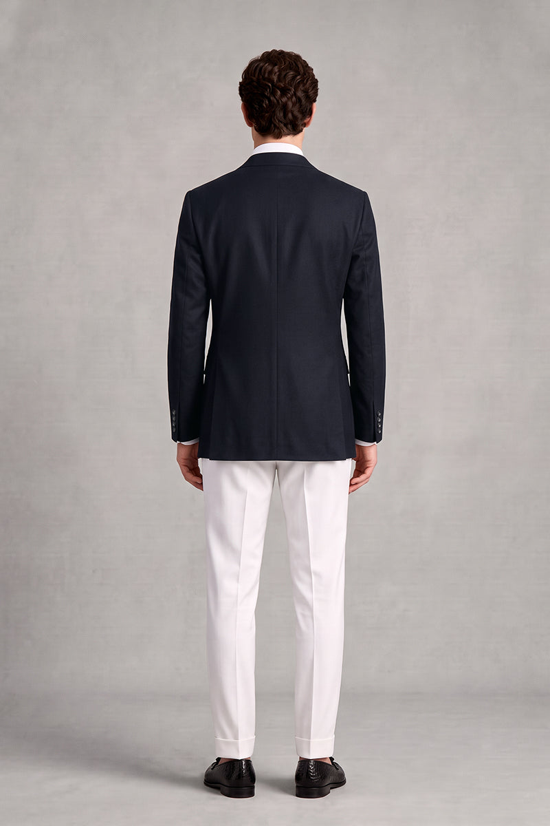 Black 70% Merino Wool Blazers