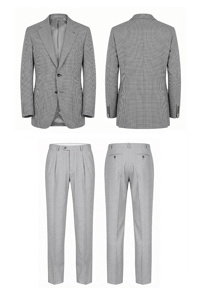 Gray 50% Merino Wool Suits