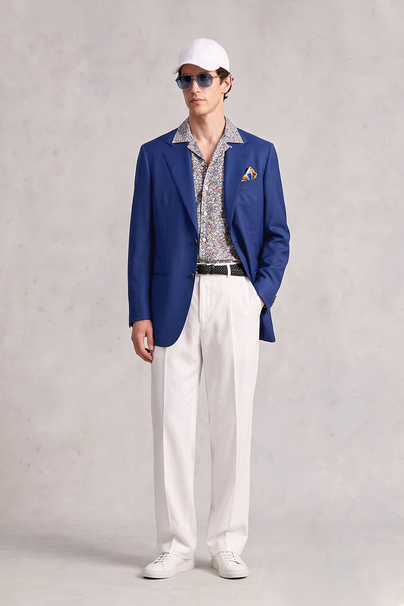 Royal Blue 70% Merino Wool Blazers