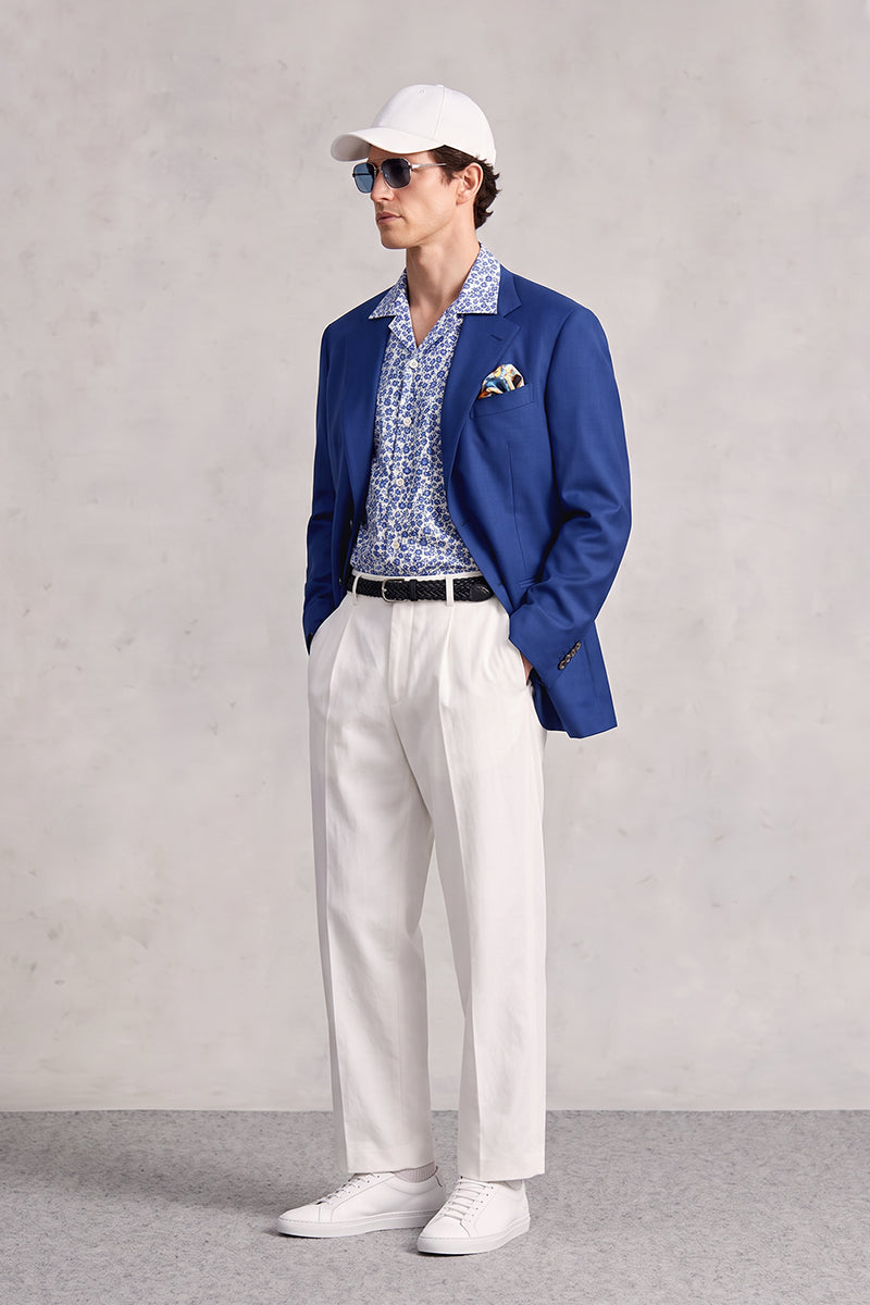 Royal Blue 70% Merino Wool Blazers