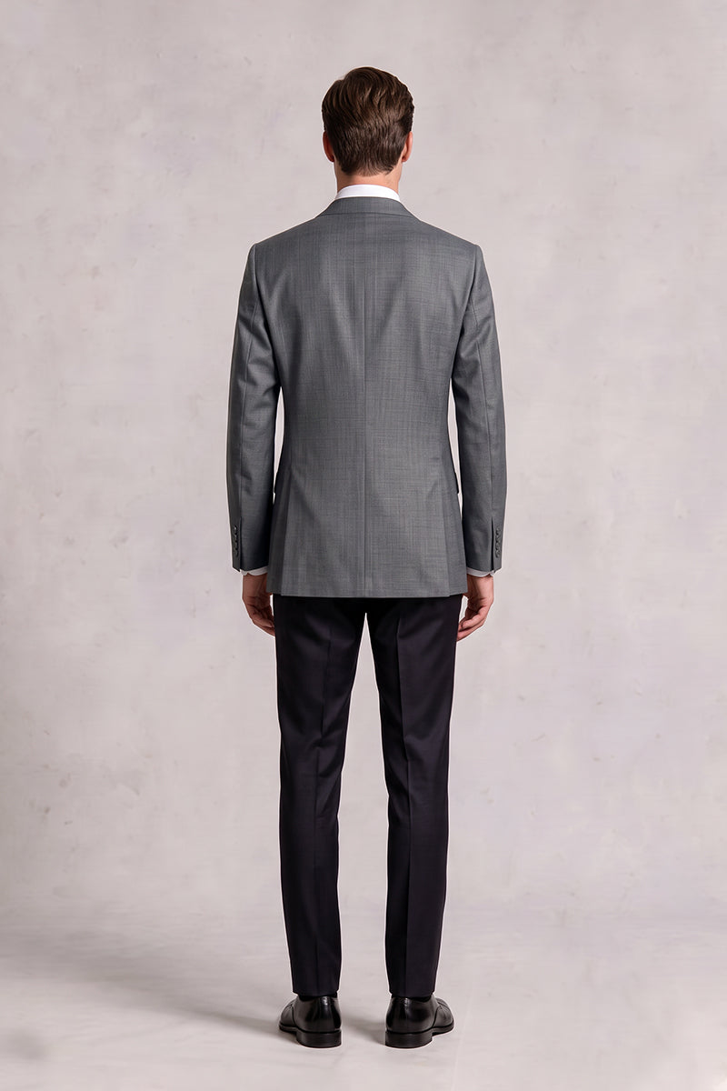 Gray 70% Merino Wool Blazers