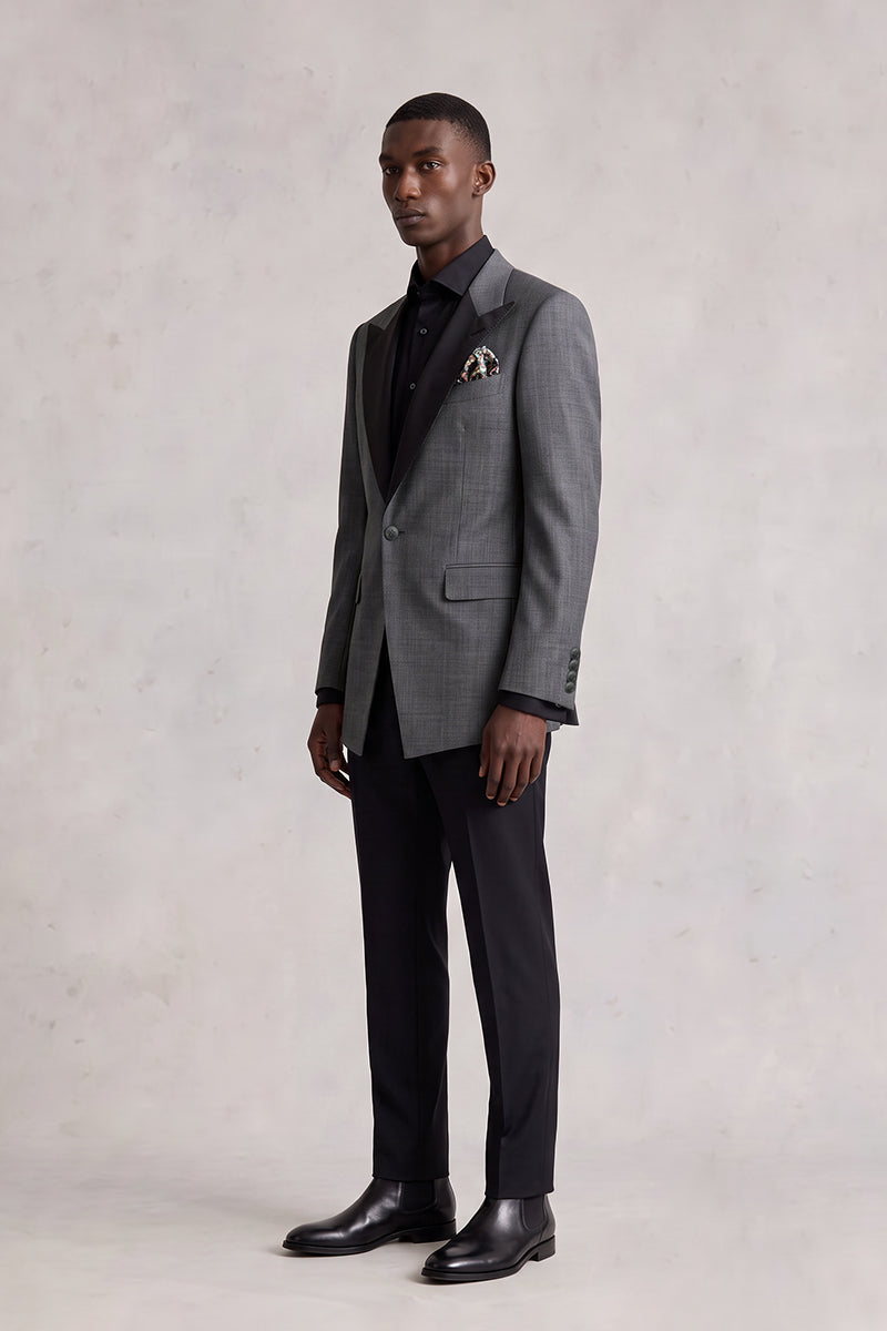 Gray 70% Merino Wool Blazers