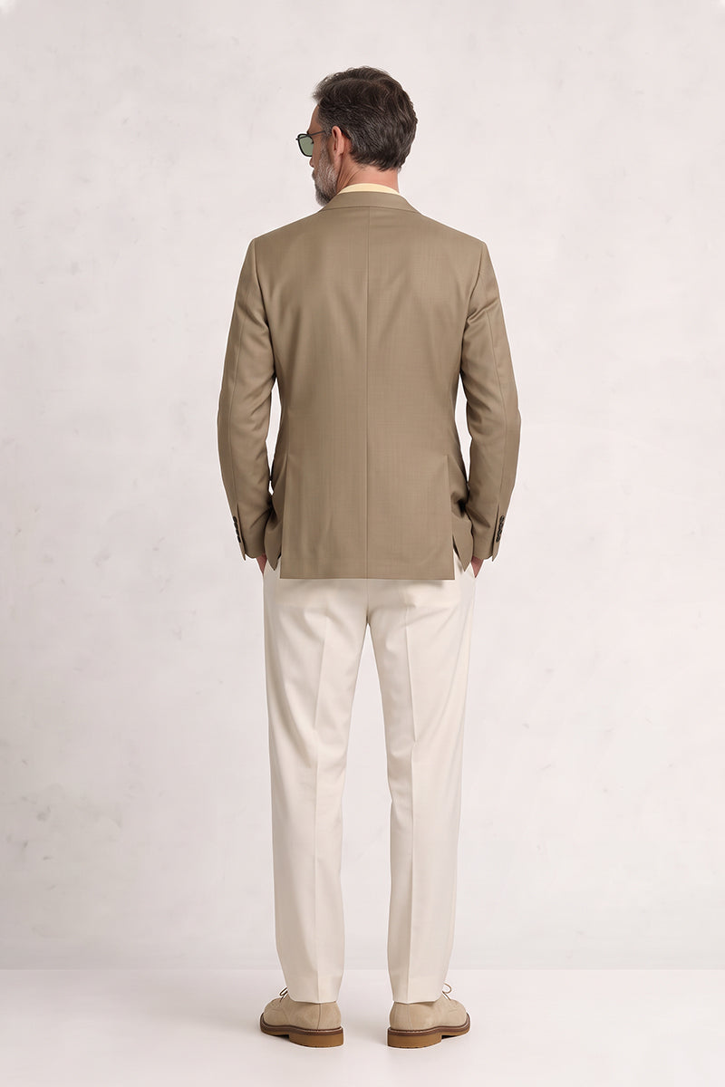 Khaki 50% Merino Wool Blazers