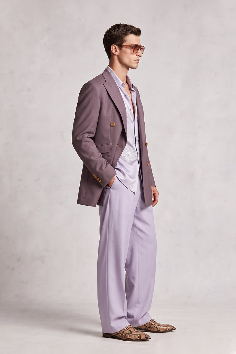 Dusty Purple  50% Merino Wool Blazers