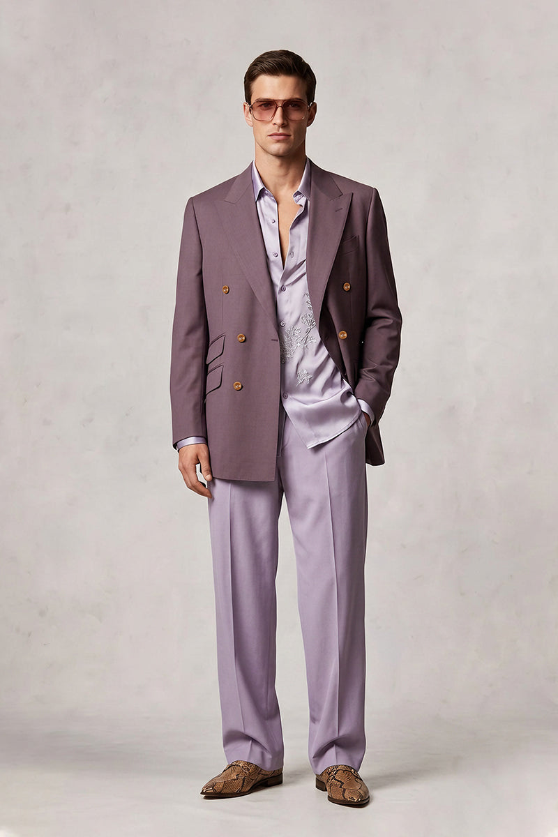 Dusty Purple  50% Merino Wool Blazers