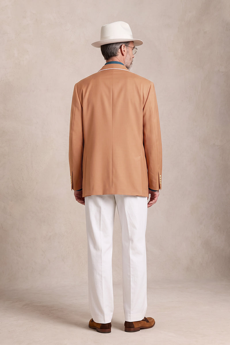Orange 70% Merino Wool Blazers