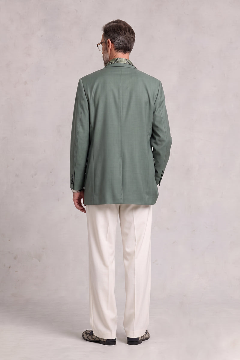Sage Green 30% Merino Wool Blazers