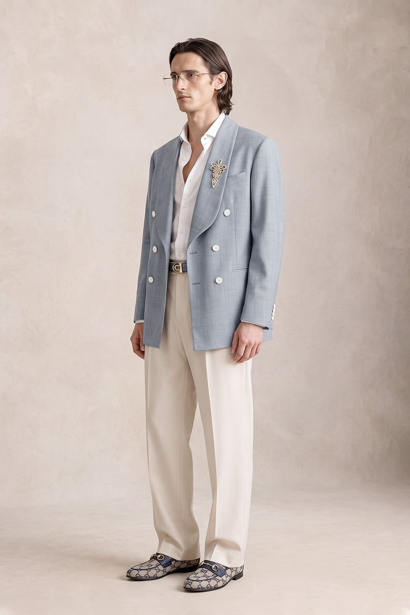 Gray 30% Merino Wool Blazers