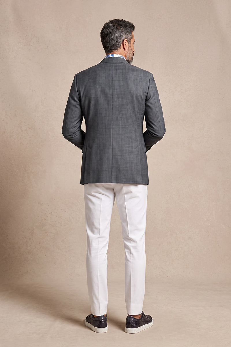 Gray 70% Merino Wool Blazers