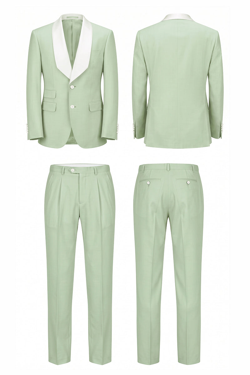 Mint Green 30% Merino Wool Suits