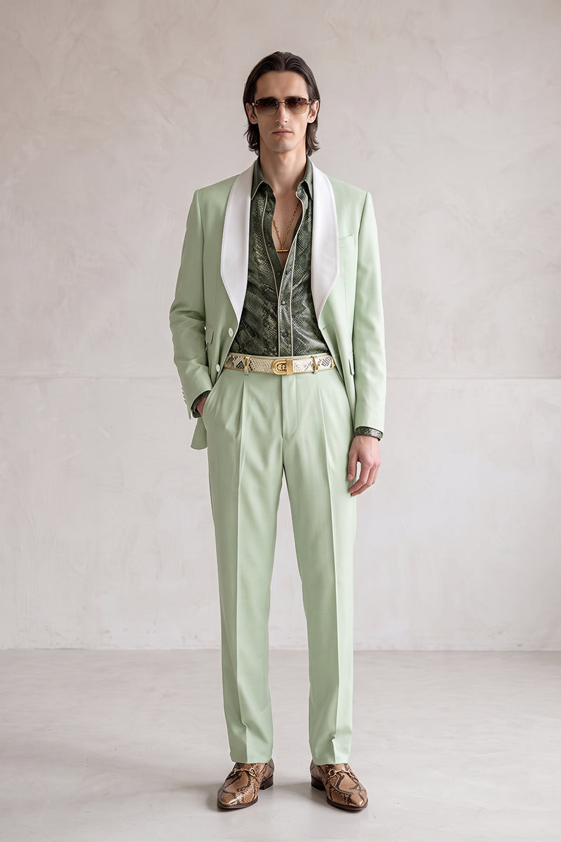 Mint Green 30% Merino Wool Suits