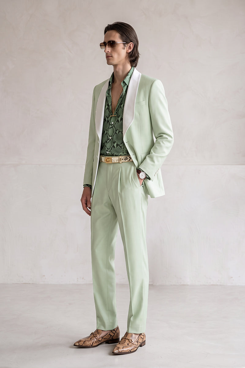 Mint Green 30% Merino Wool Suits