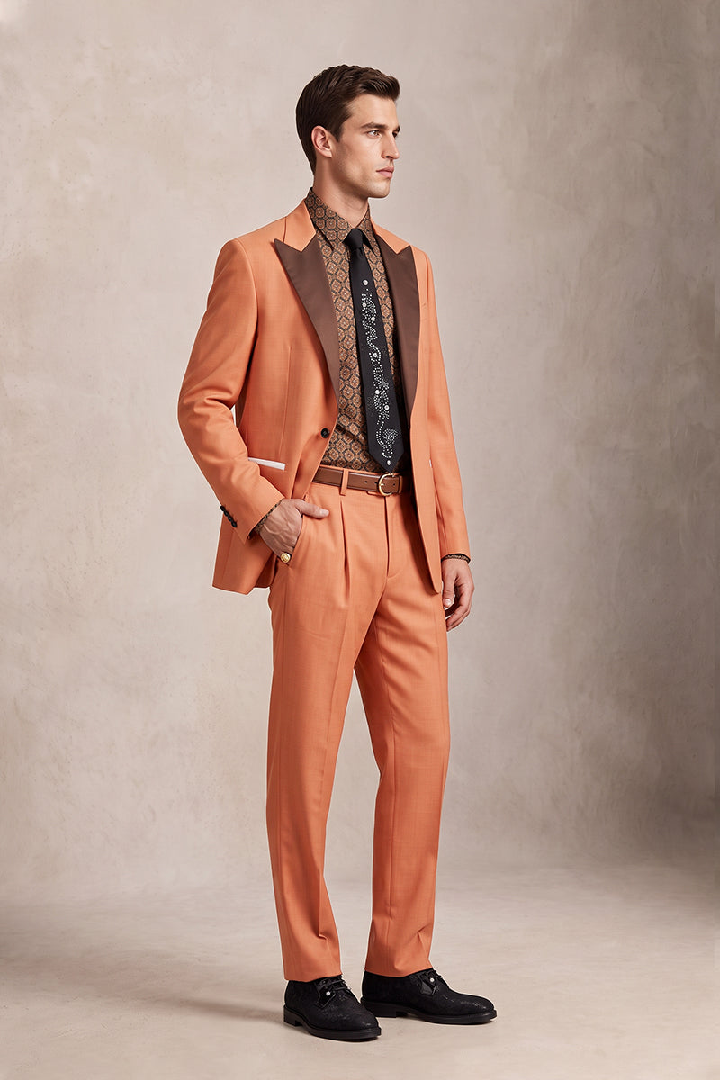 Orange 30% Merino Wool Suits