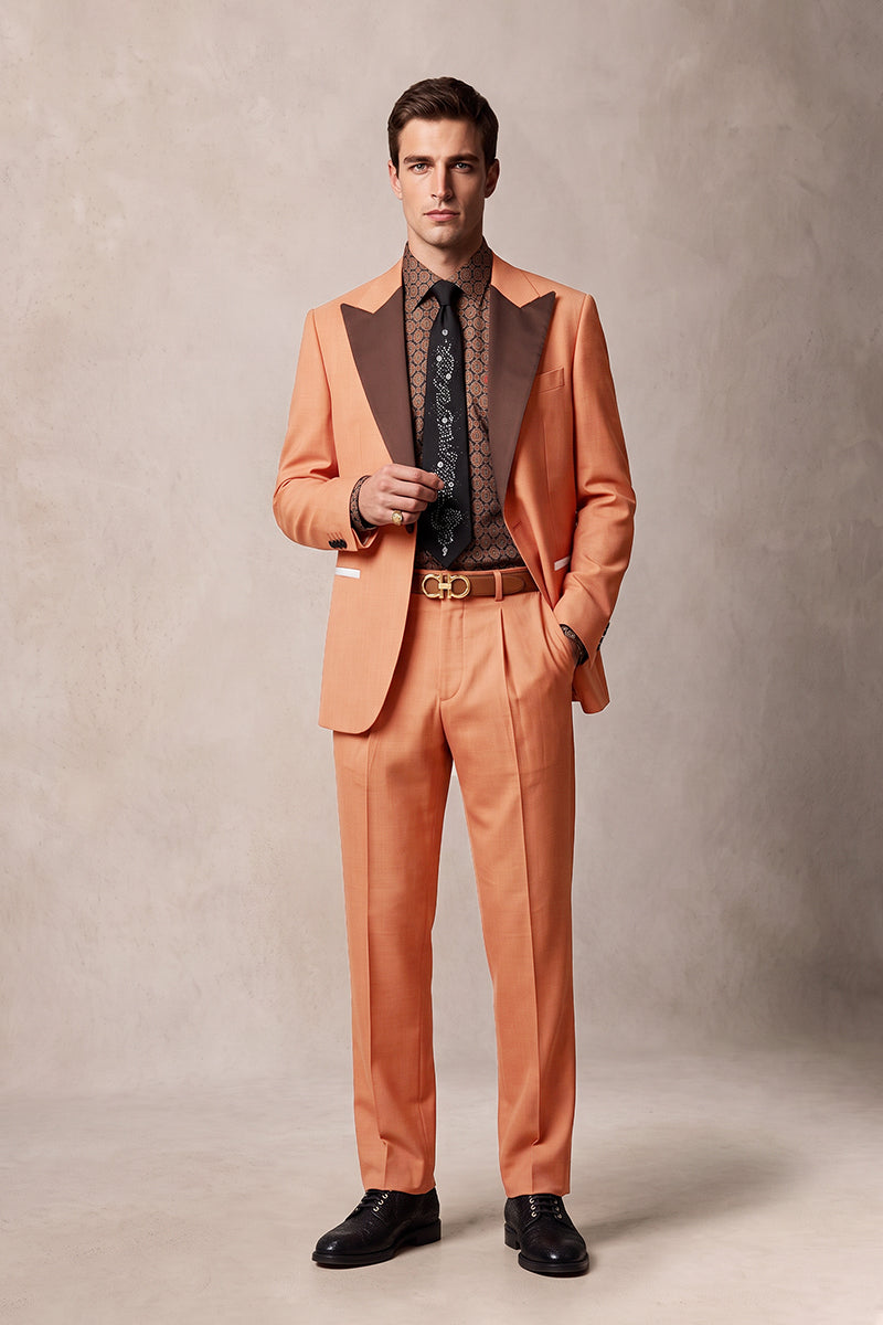 Orange 30% Merino Wool Suits