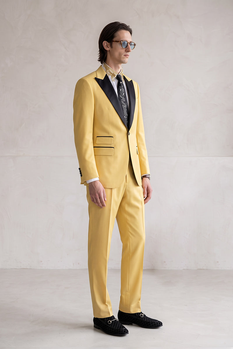Yellow 30% Merino Wool Suits